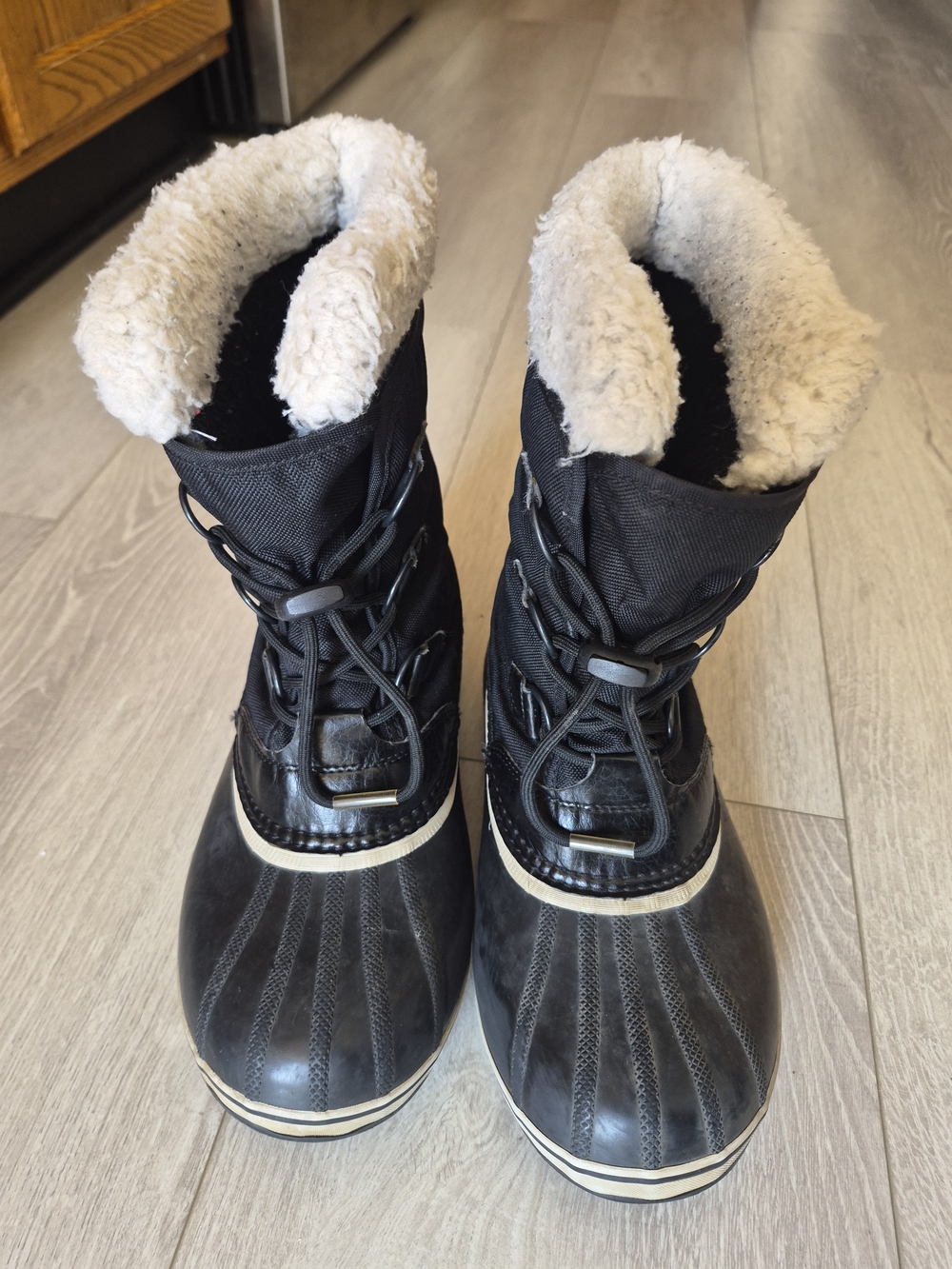 Sorel Women’s Size 7 Black Waterproof Winter Snow Boots Faux Fur
